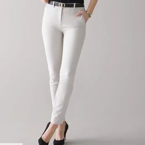 White House Black Market Pants 24W Grey Ponte Comfort Stretch High Rise Career
